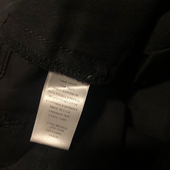 Joie Nailah Faux Leather Black Pants Slim fit skinny ankles in size 26 - Picture 11 of 11